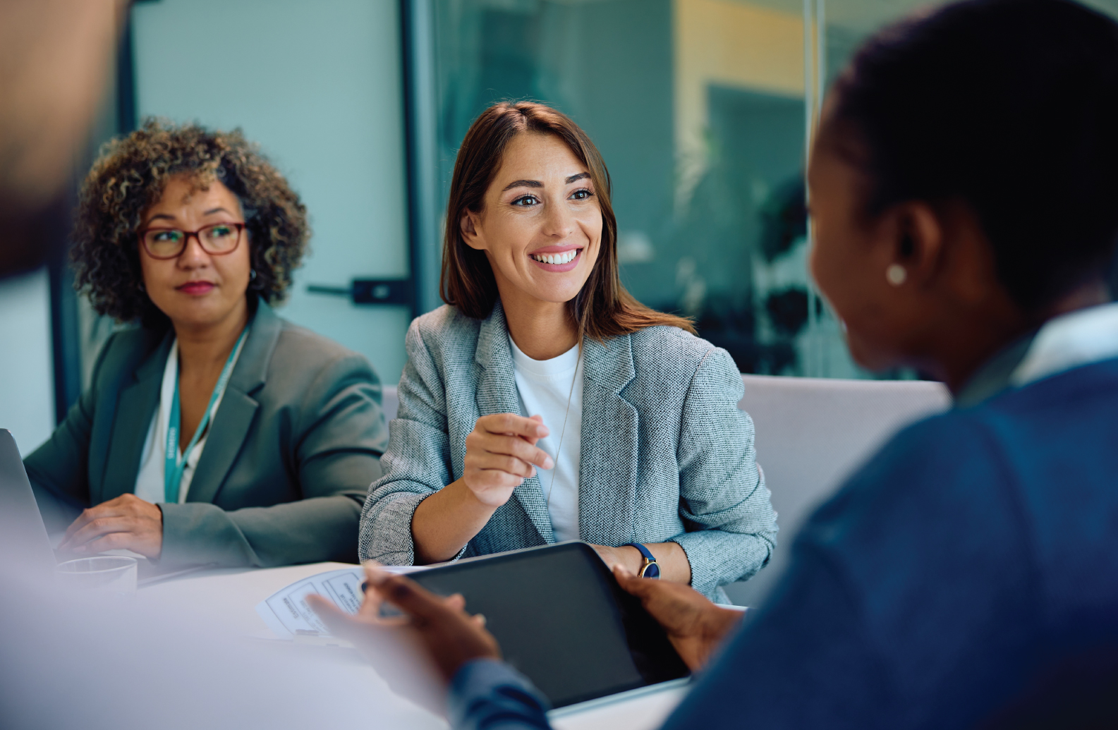 Channel partner consulting with corporate clients